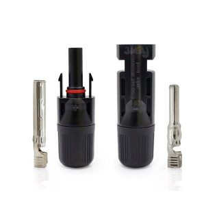 Conector MC4 para Painel Solar – Par (Macho + Fêmea)